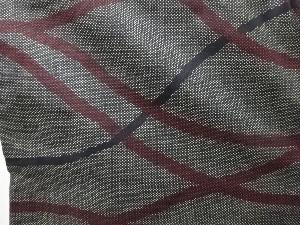 アンティーク　線描き模様織り出し本場泥大島紬着物(5マルキ)